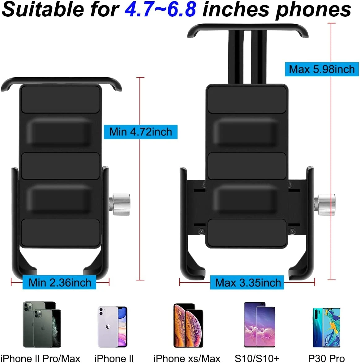 Support Mobile Pour Guidon De Moto Rotatif 8 Support Mobile Pour Guidon De Moto Rotatif – Image 6