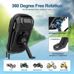 Support Téléphone Moto Roadster -Monde Electronique Support telephone Moto Roadster 360 degres