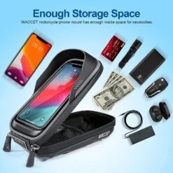 Support Téléphone Moto Roadster -Monde Electronique Support telephone Moto Roadster espace de rangement