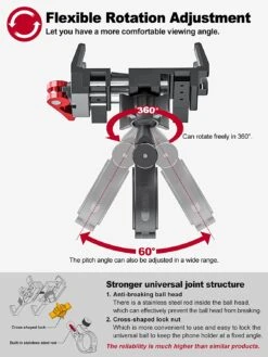 Support Téléphone Moto Trail -Monde Electronique Support telephone Moto Trail rotation