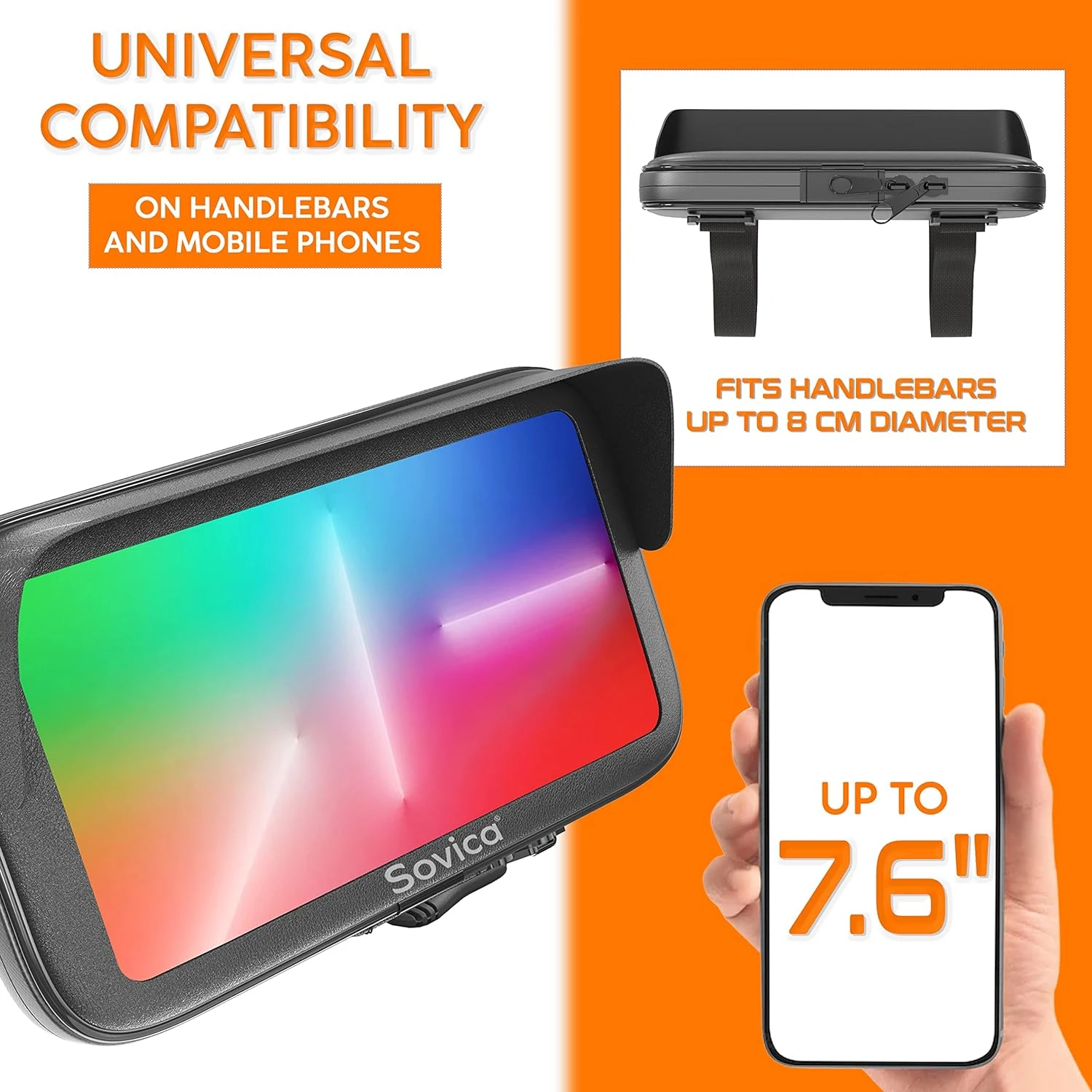 Support Smartphone Moto à Bandes 4 Support Smartphone Moto à Bandes – Image 2