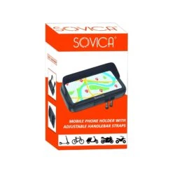 Support Smartphone Moto à Bandes 17 Support Smartphone Moto à Bandes -Monde Electronique Support telephone Moto Velcro emballage