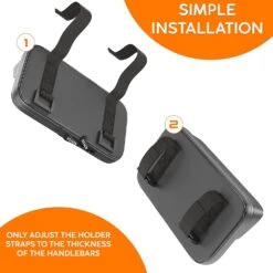 Support Smartphone Moto à Bandes 13 Support Smartphone Moto à Bandes -Monde Electronique Support telephone Moto Velcro straps