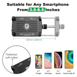 Support Smartphone Pour Motos Et Scooters -Monde Electronique Support telephone Moto YGL tous les smartphones
