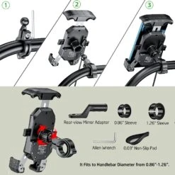 Support Téléphone Moto Avec Chargeur -Monde Electronique Support telephone Moto avec Chargeur etapes