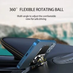 Mini Support Smartphone Voiture -Monde Electronique Support telephone Powerland Voiture 360 degres