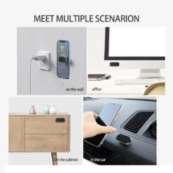 Mini Support Smartphone Voiture -Monde Electronique Support telephone Powerland Voiture multi usage