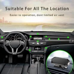 Mini Support Smartphone Voiture -Monde Electronique Support telephone Powerland Voiture plusieurs endroits