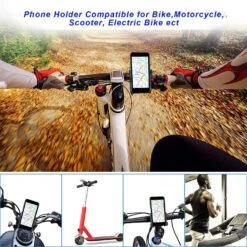 Fixation Téléphone Guidon -Monde Electronique Support telephone Promend universel