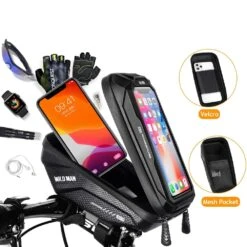 Sacoche Smartphone Vélo -Monde Electronique Support telephone Teuen pour Velo espace de rangement