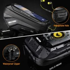 Sacoche Smartphone Vélo -Monde Electronique Support telephone Teuen pour Velo options utiles