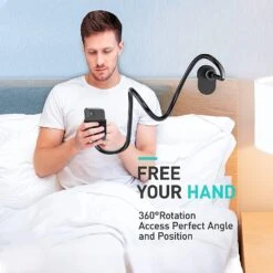 Bras Support Téléphone -Monde Electronique Support telephone Uvertoop bureau main libre