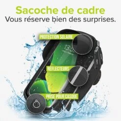 Pochette Téléphone Vélo Étanche -Monde Electronique Support telephone Velmia velo design unique