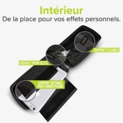 Pochette Téléphone Vélo Étanche -Monde Electronique Support telephone Velmia velo interieur