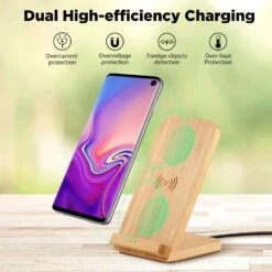 Support Téléphone Bambou -Monde Electronique Support telephone bambou protection survoltage