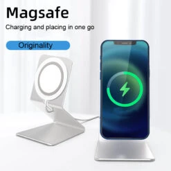 Support Smartphone MagSafe -Monde Electronique Support telephone bureau Magsafe charge rapide