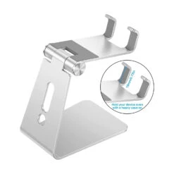 Porte Smartphone Pour Bureau -Monde Electronique Support telephone bureau OMOTON anti derapant