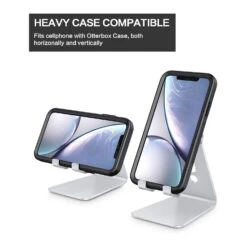 Porte Smartphone Pour Bureau -Monde Electronique Support telephone bureau OMOTON horizontal