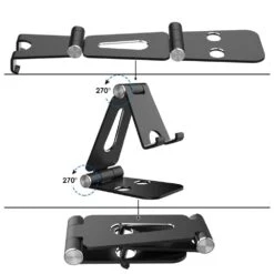 Support Téléphone Portable Ergonomique Pliable -Monde Electronique Support telephone bureau Simpeak angle reglable
