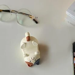 Support Téléphone Bureau Chat -Monde Electronique Support telephone chat compacte