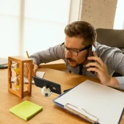 Support Téléphone Bureau Chat -Monde Electronique Support telephone chat pratique