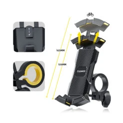 Porte Téléphone Guidon Vélo -Monde Electronique Support telephone portable velo DN Dennov compatibilite