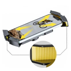 Porte Téléphone Guidon Vélo -Monde Electronique Support telephone portable velo DN Dennov fixe