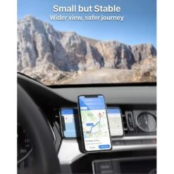 Support Smartphone Voiture Aimant -Monde Electronique Support telephone portable voiture YOSH petit mais stable