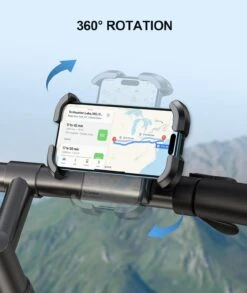 Support Téléphone Vélo Anti Vibration -Monde Electronique Support telephone velo Anti Vibration 360 degres