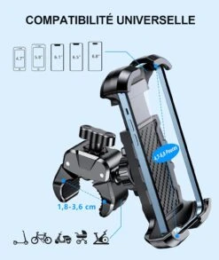 Support Téléphone Vélo Anti Vibration -Monde Electronique Support telephone velo Anti Vibration compatibilite