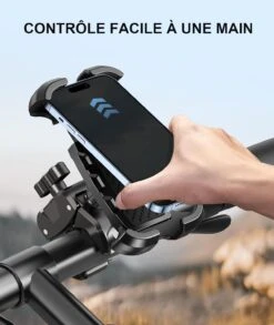 Support Téléphone Vélo Anti Vibration -Monde Electronique Support telephone velo Anti Vibration controle facile
