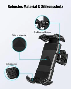 Support Smartphone Vélo Et Bicyclette -Monde Electronique Support telephone velo Autkors silicone 1