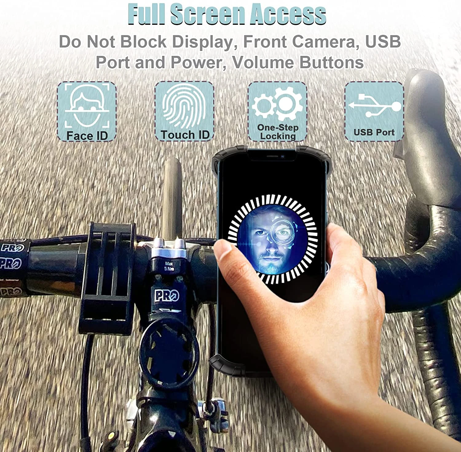 Accroche Téléphone Portable Pour VTT 5 Accroche Téléphone Portable Pour VTT – Image 3