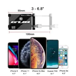 Fixation Téléphone Vélo Route -Monde Electronique Support telephone velo CyunCmay haute compatibilite