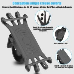 Support Téléphone Universel Pour Vélo Et Moto -Monde Electronique Support telephone velo Diyife conception unique