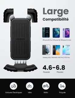 Support Téléphone Vélo De Route 12 Support Téléphone Vélo De Route -Monde Electronique Support telephone velo Docksmann large compatibilite