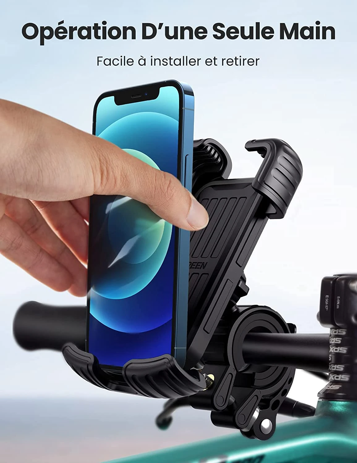 Support Téléphone Vélo De Route 4 Support Téléphone Vélo De Route – Image 2