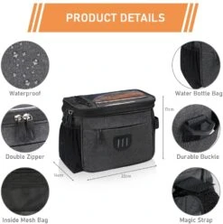 Sacoche Guidon Vélo Téléphone -Monde Electronique Support telephone velo Flintronic details