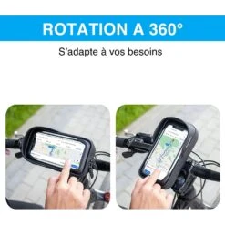 Pochette GSM Vélo 8 Pochette GSM Vélo -Monde Electronique Support telephone velo Gadista rotation de 360°