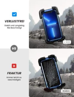 Attache Téléphone Vélo -Monde Electronique Support telephone velo Lisen ecran