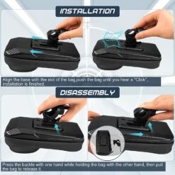 Support Téléphone Vélo Tactile 8 Support Téléphone Vélo Tactile -Monde Electronique Support telephone velo Lruvdox installation