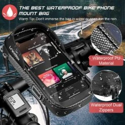 Support Téléphone Vélo Tactile 9 Support Téléphone Vélo Tactile -Monde Electronique Support telephone velo Lruvdox pratique