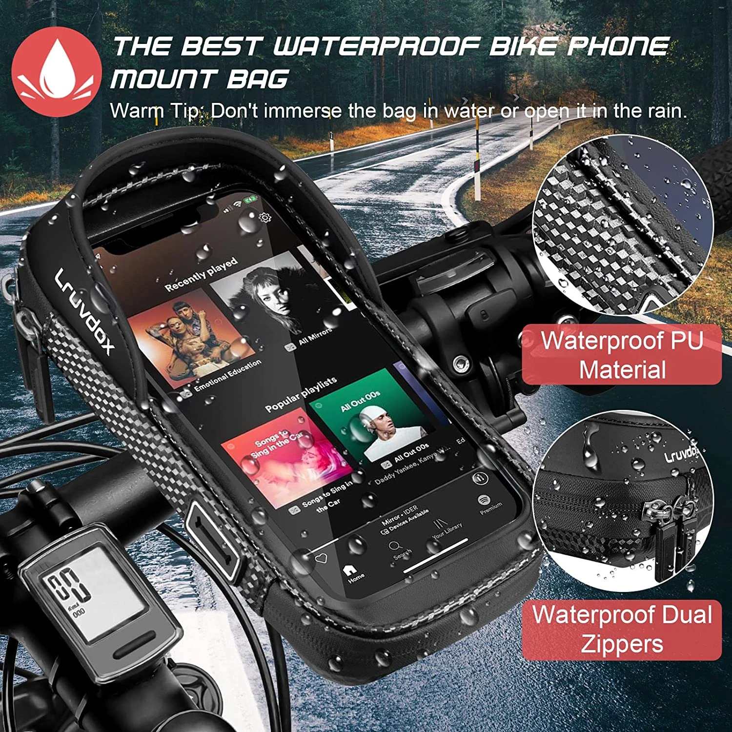 Support Téléphone Vélo Tactile 6 Support Téléphone Vélo Tactile – Image 4