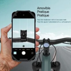 Support Vélo Pour Smartphone -Monde Electronique Support telephone velo Nicedack amovible et pratique