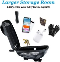 Sacoche Vélo Pour Téléphone Portable 9 Sacoche Vélo Pour Téléphone Portable -Monde Electronique Support telephone velo Niveoli espace de rangement