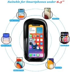 Sacoche Vélo Pour Téléphone Portable 7 Sacoche Vélo Pour Téléphone Portable -Monde Electronique Support telephone velo Niveoli taille telephone en dessous de 6.5 pouces