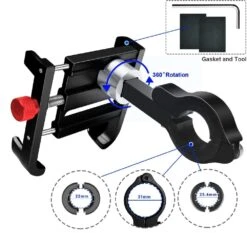 Porte GSM Sur Guidon De Vélo -Monde Electronique Support telephone velo Promend caracteristiques