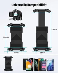 Porte Téléphone Vélo Et VTT -Monde Electronique Support telephone velo Riapow compatibilite universelle