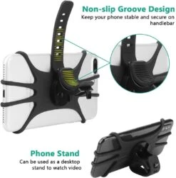 Attache Portable Pour Vélo 8 Attache Portable Pour Vélo -Monde Electronique Support telephone velo TAIYUNWEI anti derapant