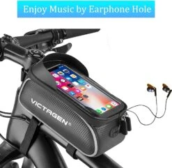 Sac De Téléphone Pour Vélo -Monde Electronique Support telephone velo Victagen ecouteur compatibles